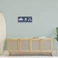 thumbnail image 2 of Life Better At Lake Water Fun Typography Graphic Art White Framed Art Print Wall Art, 2 of 7