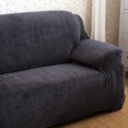thumbnail image 7 of NEWEEN 1-Piece Luxury Velvet Sofa Fit Stretch Slipcover Sofa Cover Washable,Deep Gray, 7 of 7