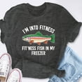 thumbnail image 6 of EcoLoom I'm Into Fitness Fit Ness Fish In My Freezer Short Sleeve Unisex T Shirt, 6 of 6