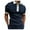 Style 3-Dark Blue, variant on Eashery Mens T-Shirt Solid Tops Men Polo Shirt Cotton Tops White XL