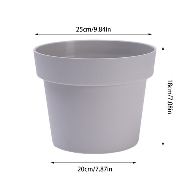 JJKBVCLO Simple Planter Large Capacity Hollen Pot Succulent Balcony Green Planter