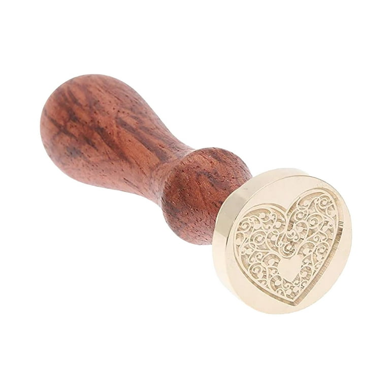Seal Stamp Classic Seal Stamp Wax Seal Stamp with Wood Handle for