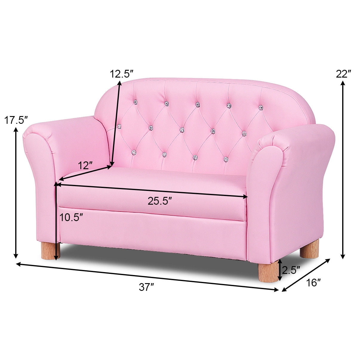 kids loveseat