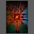 thumbnail image 2 of Netflix Men's Stranger Things The Rift Has Many DiNetflix Men'sions Poster Tank Top Charcoal Small, 2 of 4