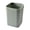 Green, variant on Modern Imitation Rattan Trash Can, 4 Gallon Square Plastic Trash Can Open Top Wastebasket Bin with Pressure Ring, for Living Room, Bedroom, Office