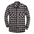 thumbnail image 2 of Dpytoraw Men's Casual Plaid Work Long Sleeve Shirt Lightweight Breathable Button Up Top For Everyday Wear And Outdoor Activities Men’s Wrinkle-Free Shirts, 2 of 4