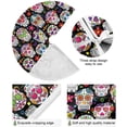 thumbnail image 2 of FMSHPON Skull Xmas Christmas Tree Skirt Stand Mat for Holiday Party Decoration Indoor Outdoor 48 inches, 2 of 6