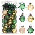 thumbnail image 1 of Adornos navideños decorados por Hannah Mini, 35 quilates y 3 cm, oro verde, 1 of 6