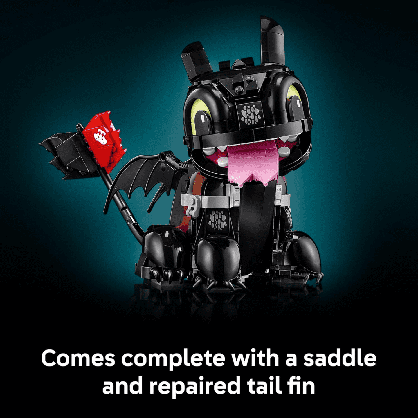 Toothless Dragon Building Set 784 Pieces Posable Night Fury Model How to Train Your Dragon Display Decor