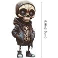 thumbnail image 1 of Cool Skeleton Figurines , 2023 Nueva Muñeca De Halloween Esqueleto De Resina Ornamento , Única Estatua De Cráneo Realista , Personalidad Mini Figurilla Para La Decoración Del Escritorio De La Oficina, 1 of 4