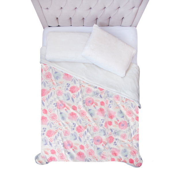 Cobertor New York Floral TESSO HOME Floral; KING SIZE/QUEEN SIZE; New York