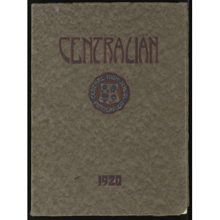 (Custom Reprint) Yearbook: 1920 Central High School - Centralian Yearbook (Minneapolis, MN)