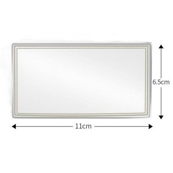Universal Car Interior Mirror Portable Makeup Mirror Auto Sun Steel 11x6.5cm Visor Styling Car HD