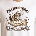thumbnail image 3 of Kitty Biscuits Bakery Knead You Need You T-Shirt – Funny Cat Humor – Animal Lover Gift, 3 of 6