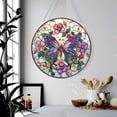 thumbnail image 4 of 5D Rhinestone Art Kit Hanging Wall Decor - DIY Diamond Art Catcher Window Ornament - Acrylic Rhinestone Craft Kit for Home Decor, Living Room, Bedroom - Stress Relief Craft Gift, 4 of 10