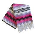 thumbnail image 3 of Manta Del Mex, 178 x 127 cm, tejida auténtica, rosa y violeta, 3 of 4