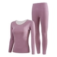 thumbnail image 3 of hotojiny Thermal Underwear Women Ultra-Soft Long Johns Set Base Layer Skiing Winter Warm Top & Bottom for Cold Weather, 3 of 3