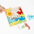 thumbnail image 3 of Wooden Puzzles 2 in 1 Wooden Dinosaur Sorting and Stacking Toy Animals Dinosaurs Blocks Stacking and Stacking Puzzles, 3 of 7
