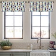 thumbnail image 3 of LALILO Kitchen Curtain Valance Ikat Modern Tribal Ethnic Rod Pocket Window Curtain 52"x 18" Set of 2, 3 of 5