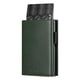 thumbnail image 1 of Tarjetero VULKIT con monedero en piel verde oliva, 1 of 6