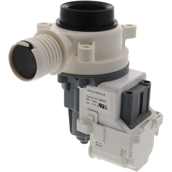 ERP Washing Machine Drain Pump fits Whirlpool, AP6974144, PS12731241, W11399437