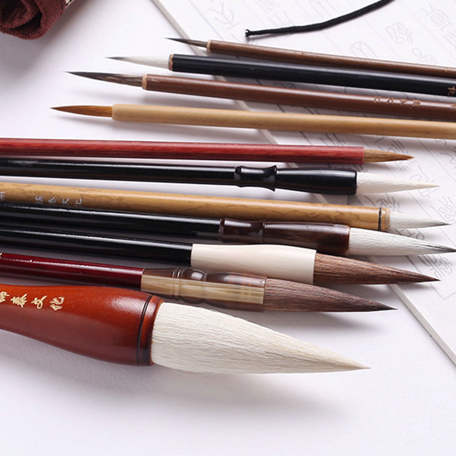 Yokua 7/11PCS Sumi Drawing Writing Brush Pen for Regular Script Practice Calligraphy