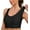 02-Black, variant on LWP Sports Workout Bra Push up Breathable Everyday Criss-Cross Back Comfortable No Underwire Yoga Bras for Women
