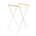 thumbnail image 2 of Collapsible Trash Can Stand Support Garbage Bag Paper Bags Holder for Picnic White, 2 of 7