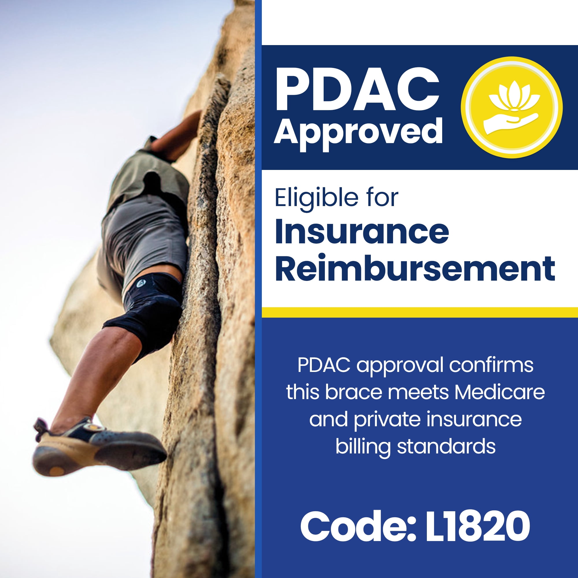 Breg FreeRunner Knee Brace L1820 - Advanced Patellofemoral Support for Active Lifestyles