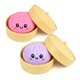 thumbnail image 1 of Tansix 2 piezas de squishies de dumpling con glitter, juguete antiestrés, 1 of 9
