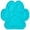 Turquoise, variant on Downtown Pet Supply Lick Mat For Dogs Turquoise Slow Feeder Dog Licking Mat