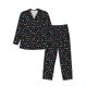 thumbnail image 1 of Fotbe Multi-Colored Stars Pijama de Hombre con Estampado de Manga Larga, Conjunto de 2 Piezas, Ropa de Dormir Suave y Cómoda con Bolsillos-Medium, 1 of 7