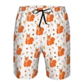 thumbnail image 3 of Fuzoiu Cartoon Squirrel Print Men's Beach Shorts,Men's Swim Trunks,Quick Dry Board Shorts with Pockets,Men's Bathing Suits for Surfing, Running, and Casual Wear-Large, 3 of 6