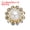 Beige, variant on 12mm Sunflower Pearl Sew on Rhinestones, 200 Pcs Rhinestone Sequin Embellishments Crystal Glass Metal Base for Bedazzling, Beige