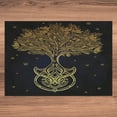 thumbnail image 6 of Ambesonne Tree of Life Jigsaw Puzzle, Night Stars Abstract, Heirloom-Quality Fun Activity for Family Durable Cardboard, 1000 pcs, Dark Blue Yellow, 6 of 6