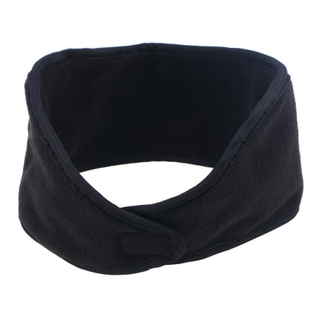 

Winter Double-layer Head Headband Skating Warm Headband(Black)