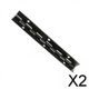 thumbnail image 1 of 2x para Piano de Alta Resistencia, Continua Plegable Fija con Orificios, S para Muebles de Acero Inoxidable para Puertas de 2 piezas, 1 of 8