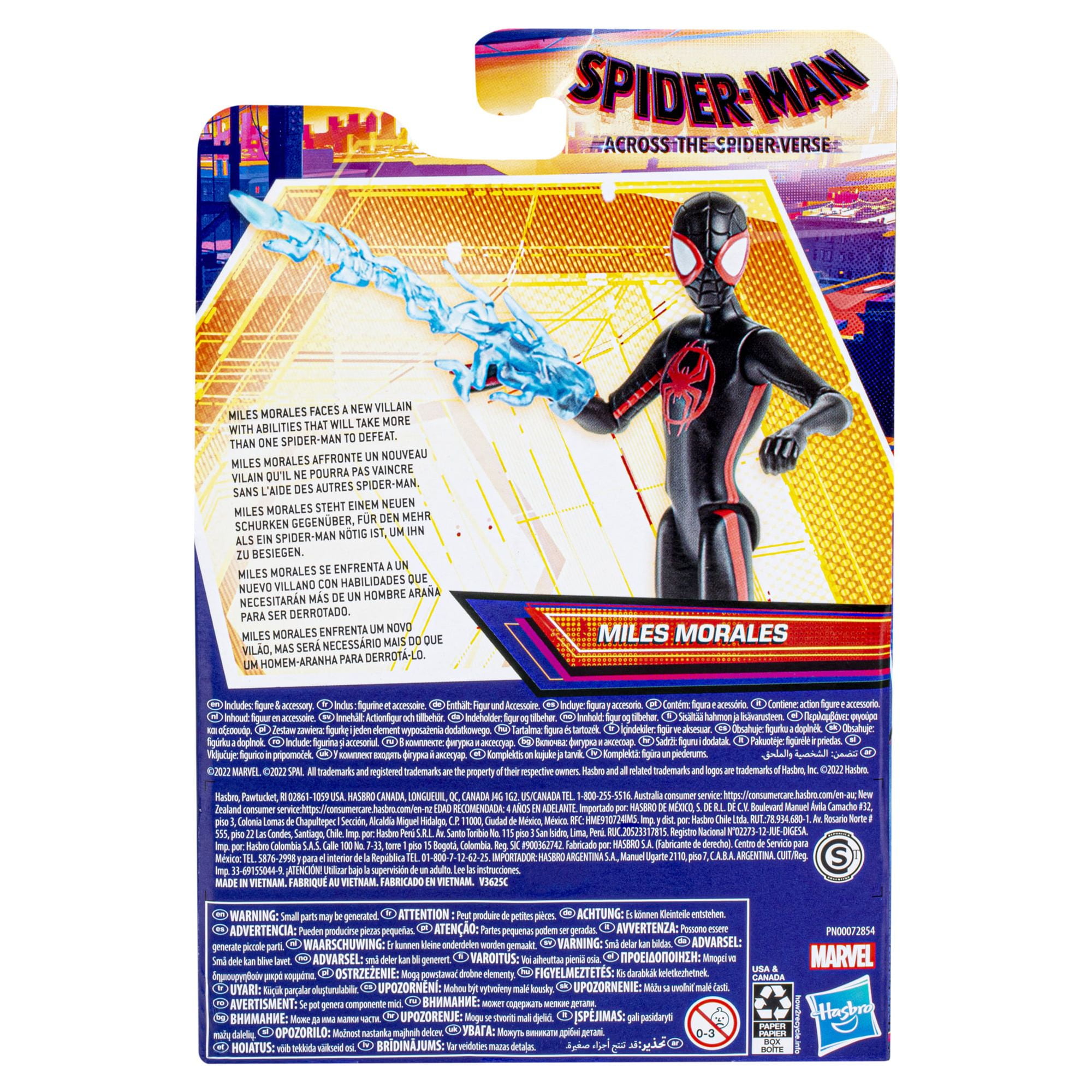  Marvel Legends Series Spider-Man: Across The Spider-Verse Miles  Morales 6-inch Action Figure Toy, 3 Accessories : Toys & Games