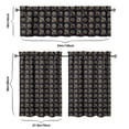 thumbnail image 6 of Kitchen Curtains 36 Inch Short - 3 Panel Set with Cute Bumble Bee and Honeycomb Print, Rod Pocket Window Curtain, 100% Polyester for Bee Lovers, Farmhouse, Kitchen, Living Room, Easy Wash, 6 of 6