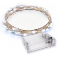 thumbnail image 1 of xianyou-Rtgs Micro LED 20 Super Bright Cold White Color Lights Battery Operated on 7.5 Ft Long Silver Color Ultra Thin String Wire [Newest Version] + 100% Products Satisfaction Guarantee, 1 of 4