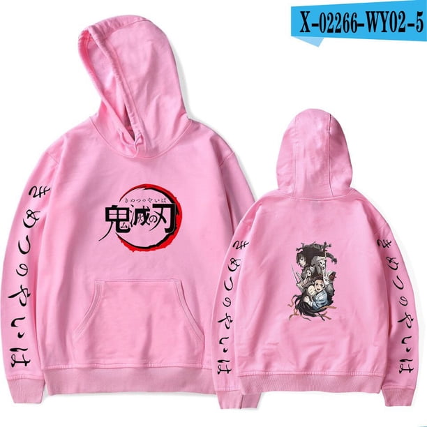 Sudaderas con capucha de Demon slayer para Cosplay, chaqueta informal para niños y adultos, tallas para niños, jersey de Kamado Tanjirou, Jersey Unisex11Niños160 Deng Xun unisex