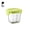 Green, variant on Bc Babycare Baby Food Containers, Glass Meal Prep Cups with Airtight Lids, 7.43 oz