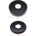 thumbnail image 5 of Elegantes protectores de manguera de radiador de acero inoxidable negro, acabado de barniz horneado de doble cara, perfectos para grifos, duchas y válvulas angulares, juego de 2, 5 of 5