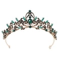 thumbnail image 4 of WEAVILUX Crowns Headband Rhinestone Tiara Crown Zinc Alloy 1Pcs, 4 of 8