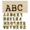thumbnail image 2 of 26pcs Hot-Stamps Uppercase Alphabet Set for Branding and Personalization of Wood, Leather, and Other Surfaces, 2 of 6