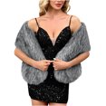 thumbnail image 2 of Abrigos Suéter de moda para mujer Chal Bufanda tops de mujer, 2 of 4