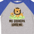 thumbnail image 4 of Inktastic Grandpa Loves Me Grandson Boys or Girls Toddler T-Shirt, 4 of 5