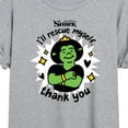 thumbnail image 3 of Shrek - Fiona Rescue Myself - Women's Oversized T-Shirt, 3 of 5