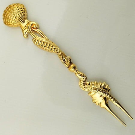 Bronze Fork - Joyfeel Clearance European Style Retro Fruit Forks Bronze Carved Cake Dessert Fork