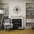 thumbnail image 7 of 30 Inch Bronze Compass Wall Plaque - Indoor/Outdoor - Backyard Expressions, 7 of 7
